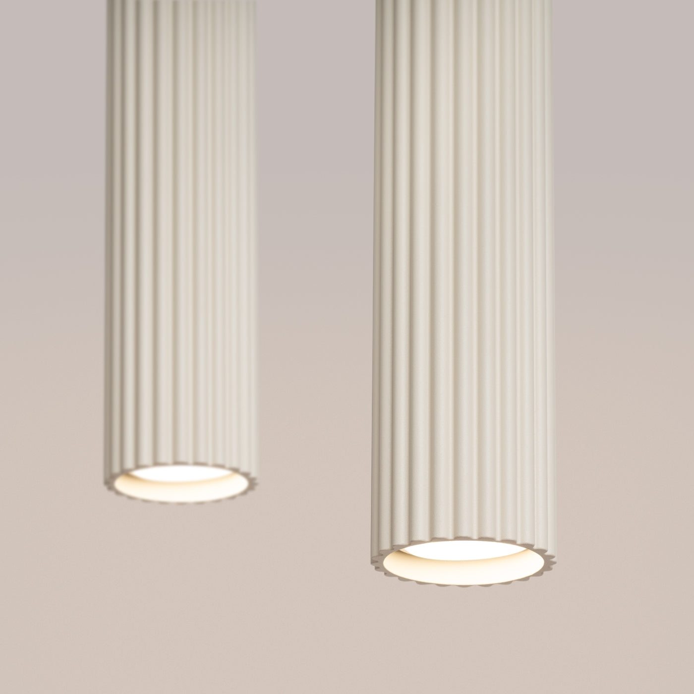 Pendelleuchte KARBON 2 beige Sollux Lighting