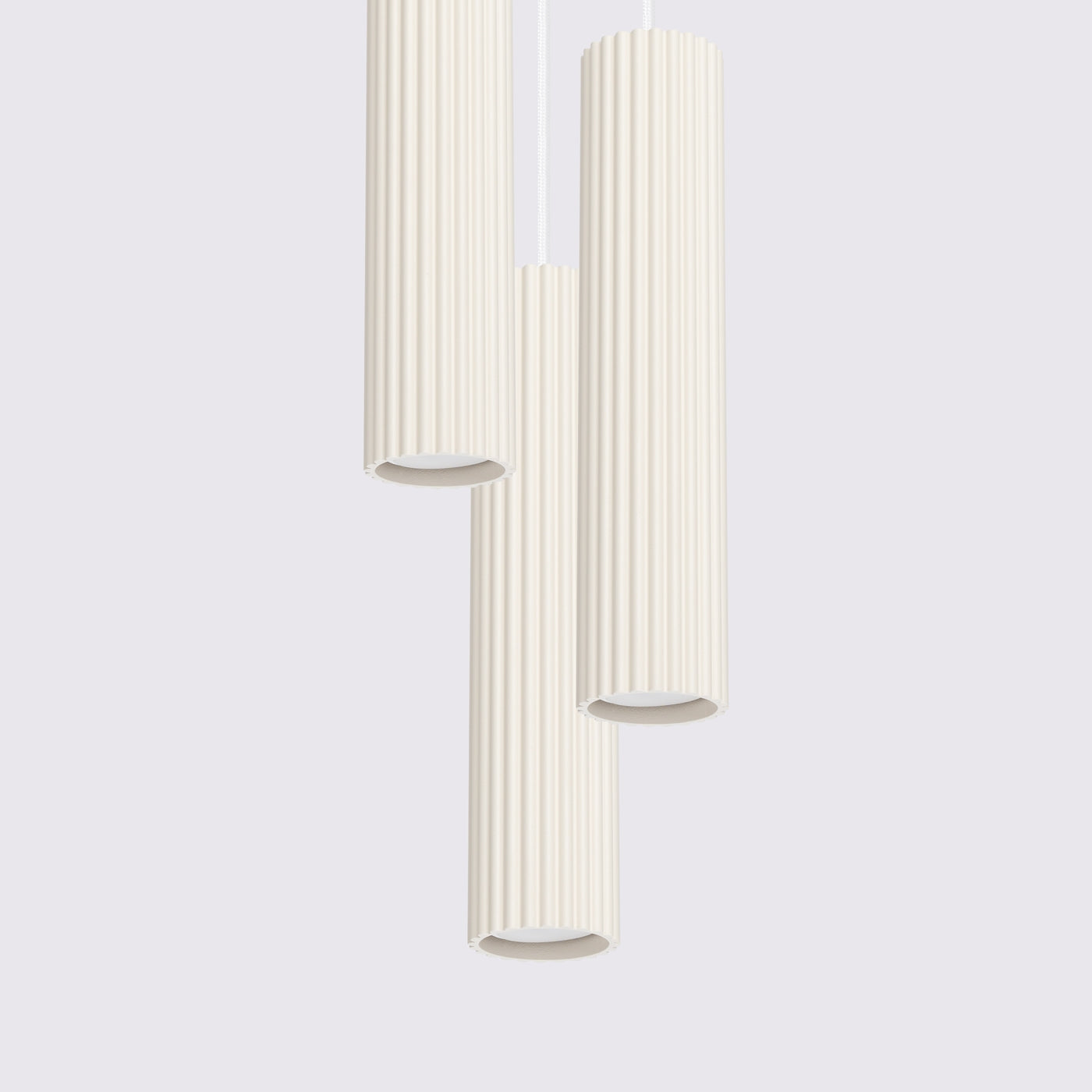 Pendelleuchte KARBON 3P beige Sollux Lighting