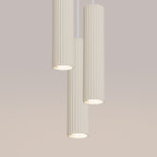 Pendelleuchte KARBON 3P beige Sollux Lighting