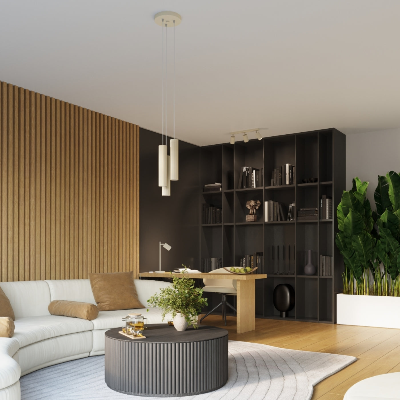 Wandleuchte KARBON 30 beige Sollux Lighting