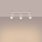 Deckenleuchte - Spot - Strahler KARBON 3L beige Sollux Lighting