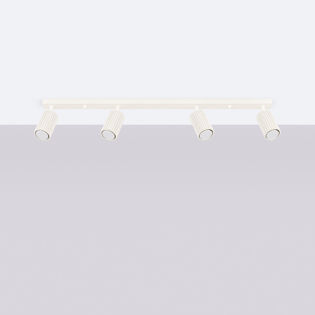 Deckenleuchte - Spot - Strahler KARBON 4L beige Sollux Lighting