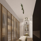 Deckenleuchte - Spot - Strahler KARBON 10 olivgrün Sollux Lighting