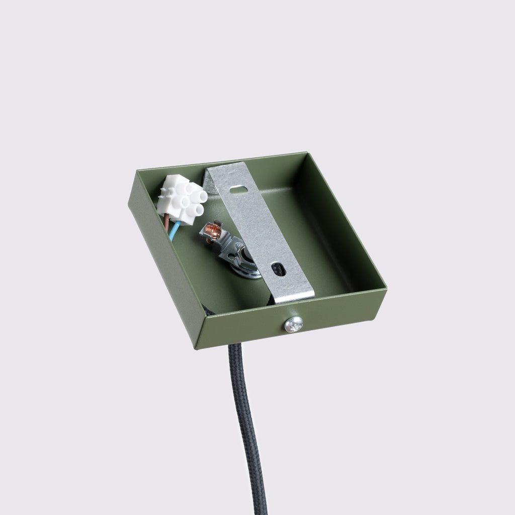 Pendelleuchte KARBON 1 olivgrün Sollux Lighting