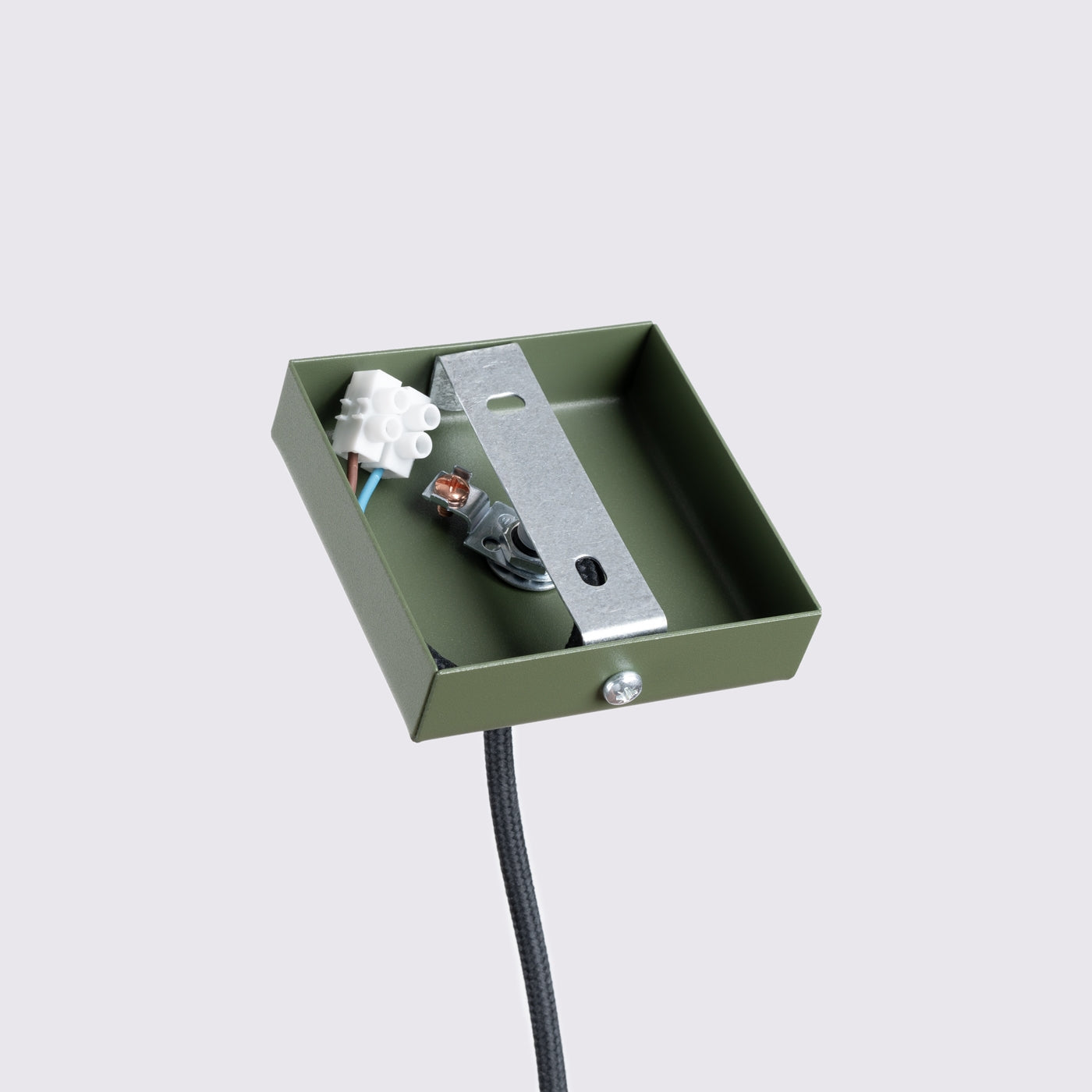 Pendelleuchte KARBON 1 olivgrün Sollux Lighting