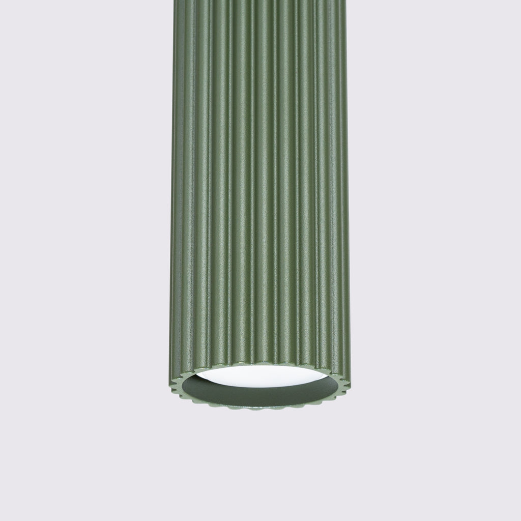 Pendelleuchte KARBON 1 olivgrün Sollux Lighting