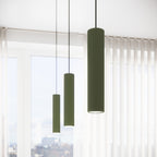 Pendelleuchte KARBON 2 olivgrün Sollux Lighting
