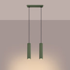 Pendelleuchte KARBON 2 olivgrün Sollux Lighting