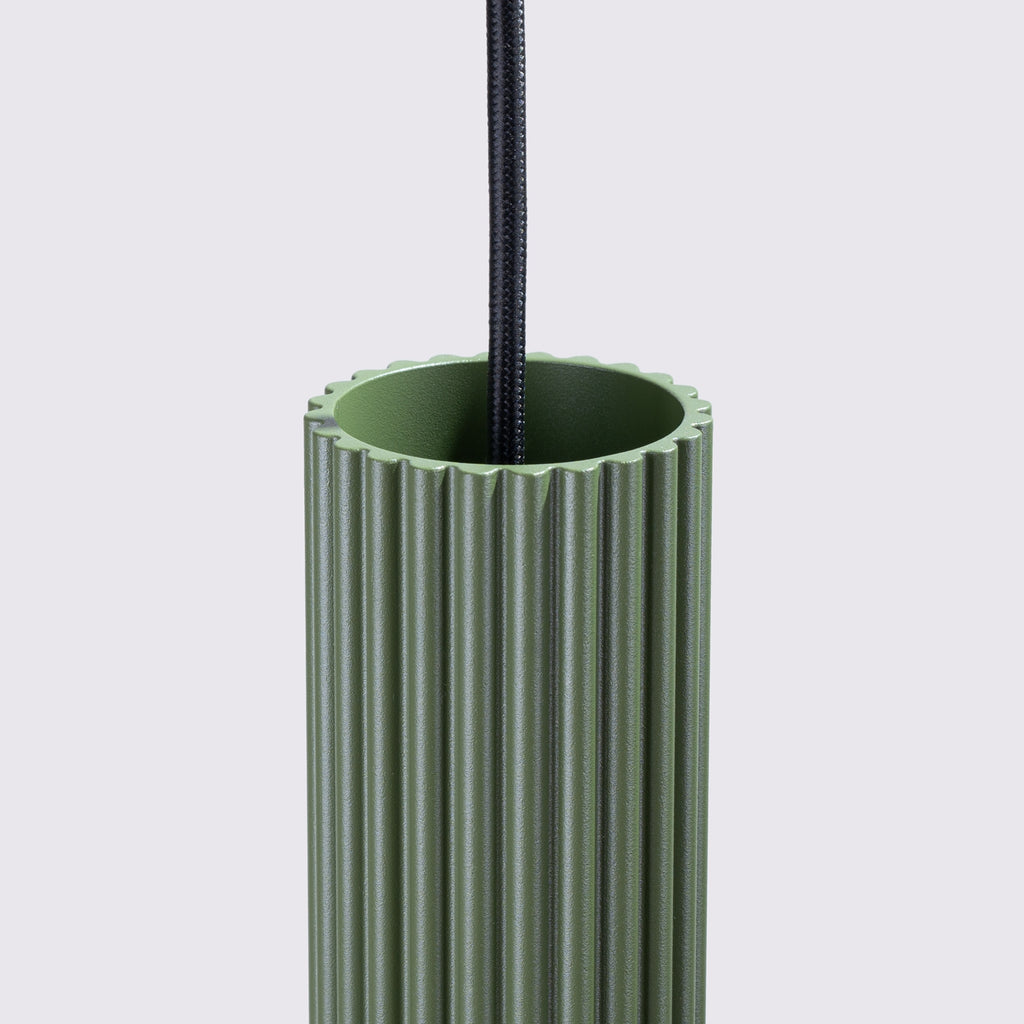 Pendelleuchte KARBON 3L olivgrün Sollux Lighting