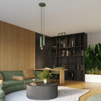 Deckenleuchte - Spot - Strahler KARBON 3L olivgrün Sollux Lighting