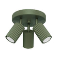 Deckenleuchte - Spot - Strahler KARBON 3P olivgrün Sollux Lighting