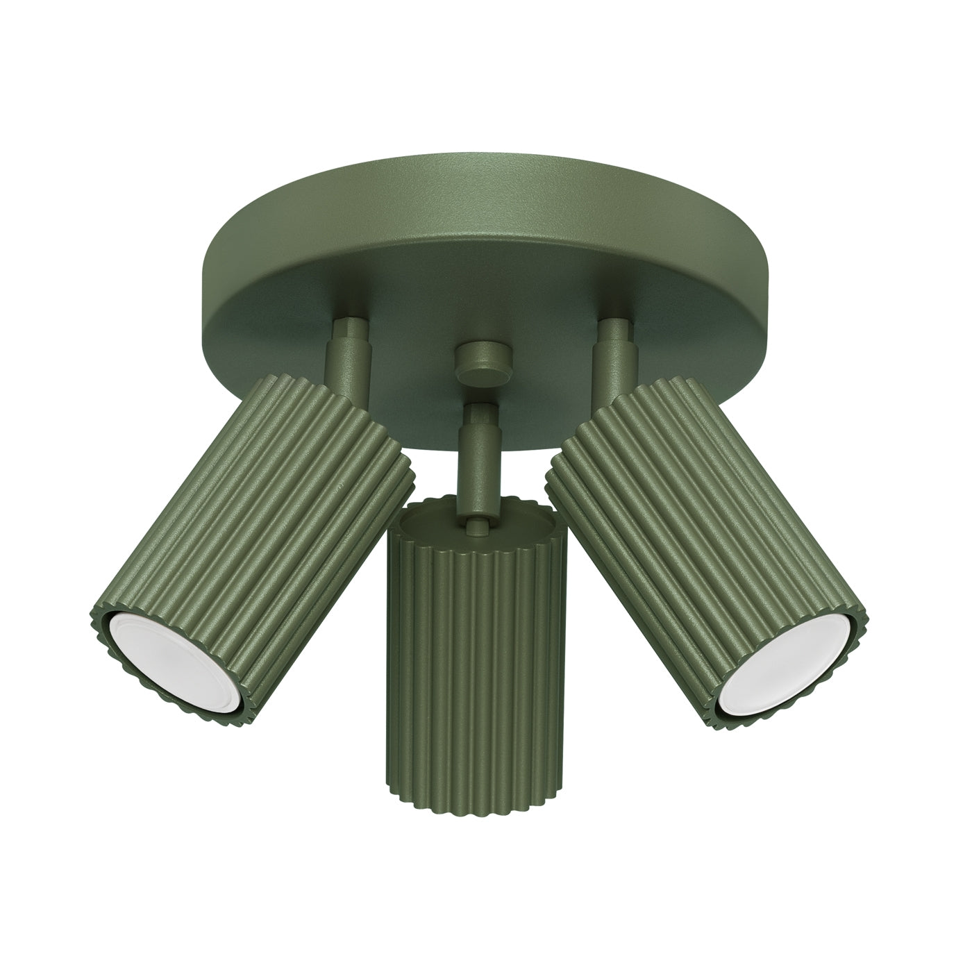 Deckenleuchte - Spot - Strahler KARBON 3P olivgrün Sollux Lighting