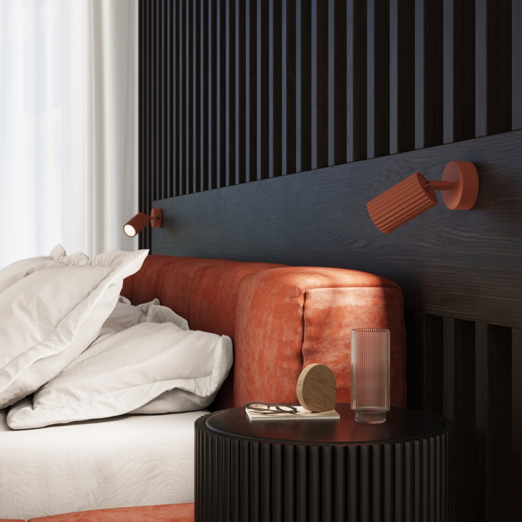 Deckenleuchte - Spot - Strahler KARBON 60 roter Ocker Sollux Lighting
