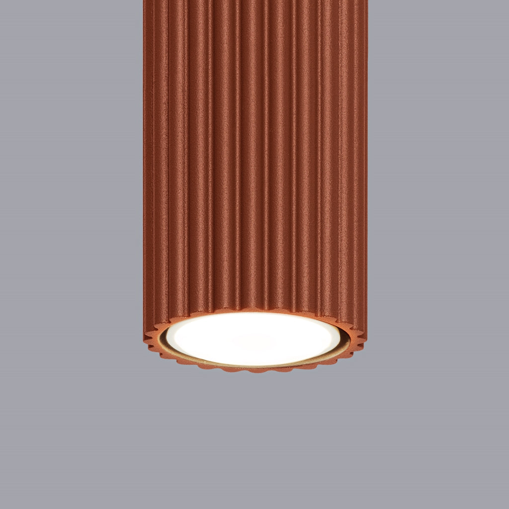 Deckenleuchte - Spot - Strahler KARBON 60 roter Ocker Sollux Lighting