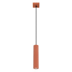 Pendelleuchte KARBON 1 roter Ocker Sollux Lighting