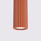 Pendelleuchte KARBON 1 roter Ocker Sollux Lighting