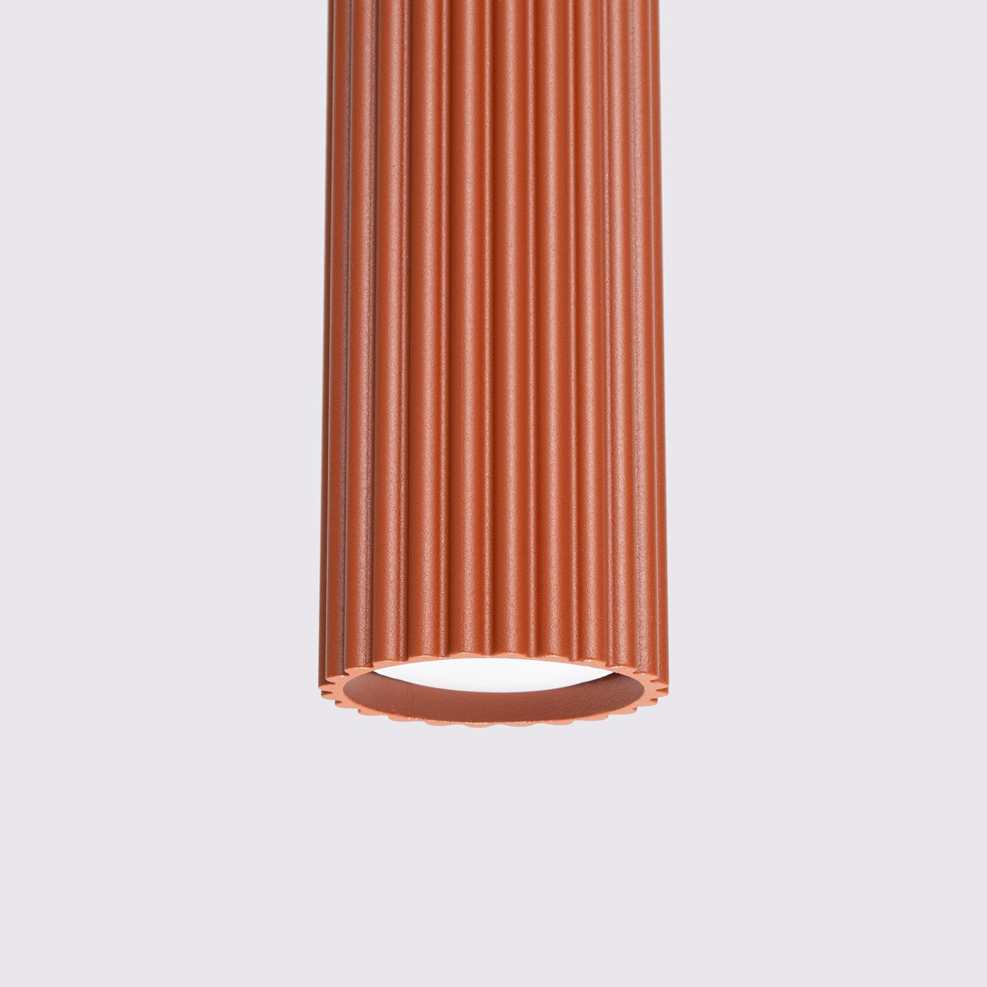 Pendelleuchte KARBON 1 roter Ocker Sollux Lighting