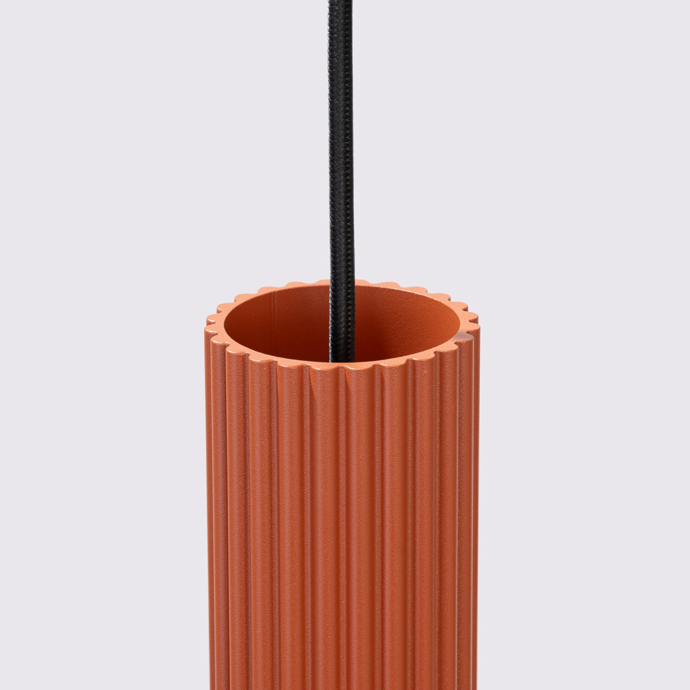 Pendelleuchte KARBON 3L roter Ocker Sollux Lighting