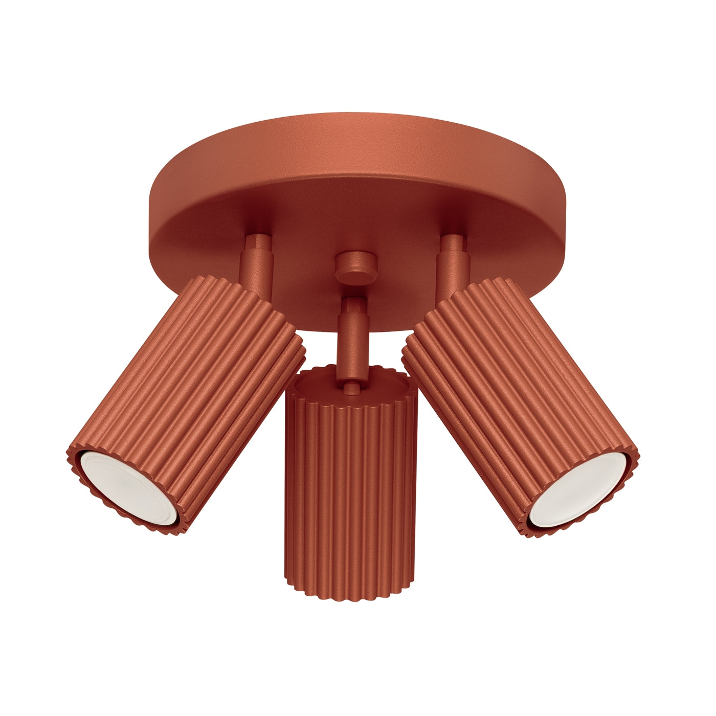 Deckenleuchte - Spot - Strahler KARBON 3P roter Ocker Sollux Lighting