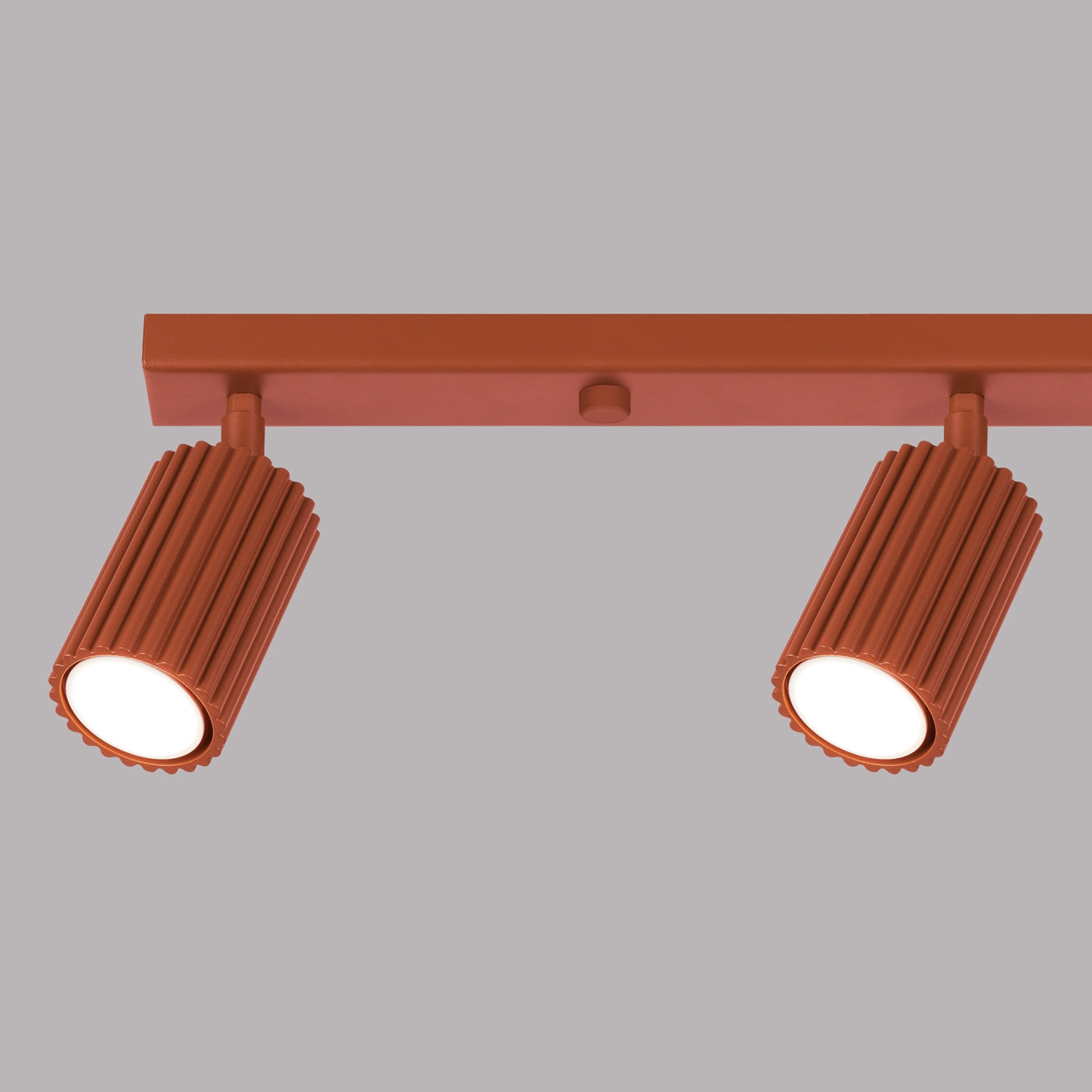 Deckenleuchte - Spot - Strahler KARBON 4L roter Ocker Sollux Lighting