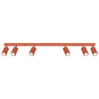 Deckenleuchte - Spot - Strahler KARBON 6L roter Ocker Sollux Lighting