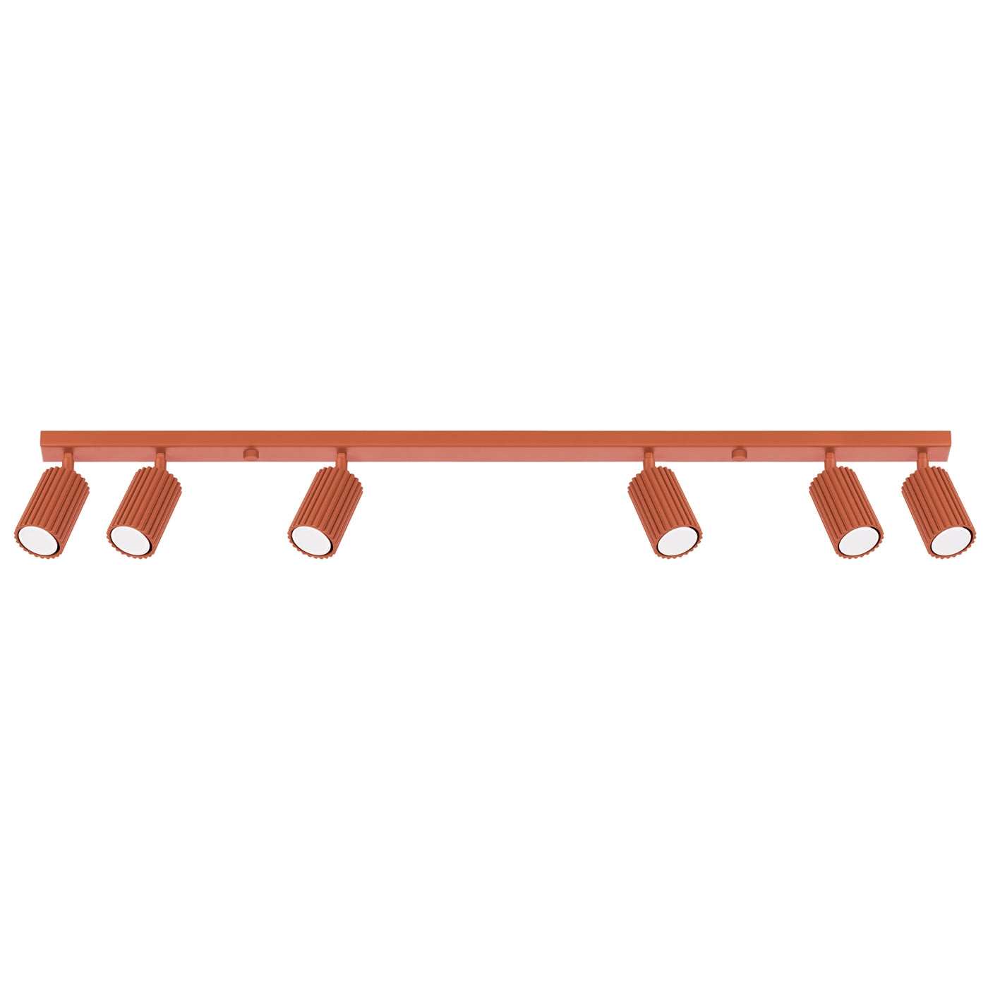 Deckenleuchte - Spot - Strahler KARBON 6L roter Ocker Sollux Lighting