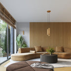 Wandleuchte KARBON 10 golden Sollux Lighting