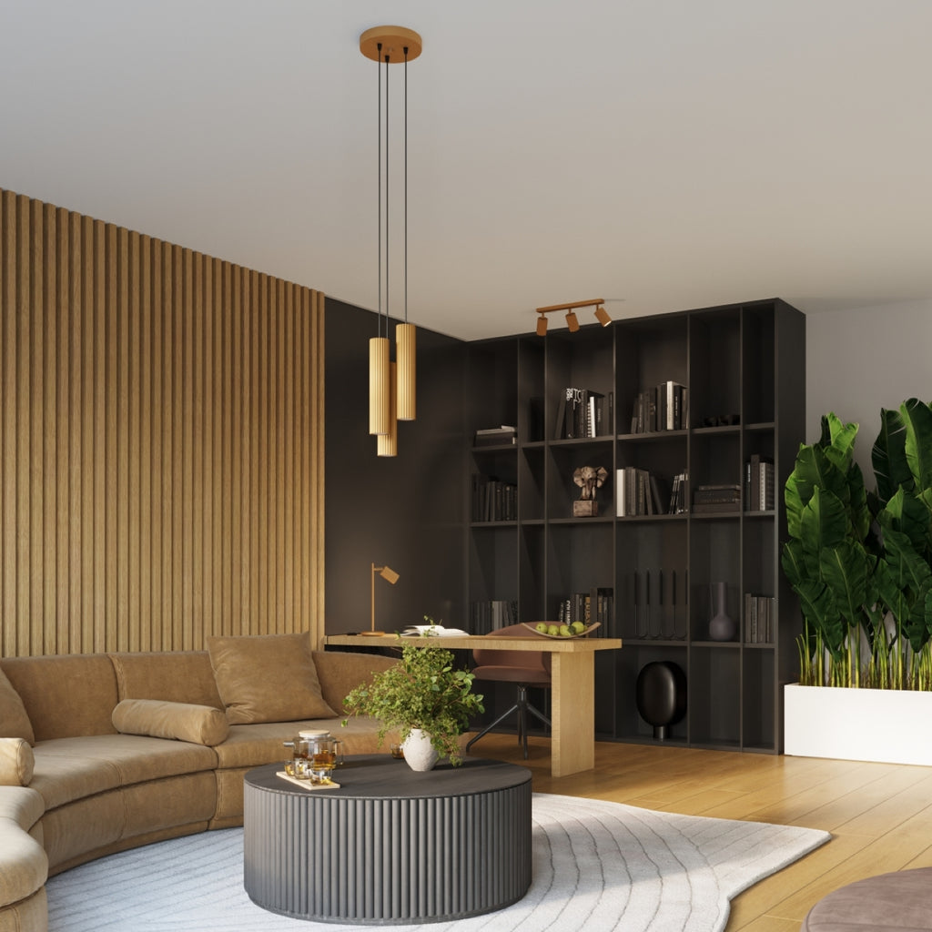 Wandleuchte KARBON 10 golden Sollux Lighting