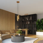 Wandleuchte KARBON 10 golden Sollux Lighting