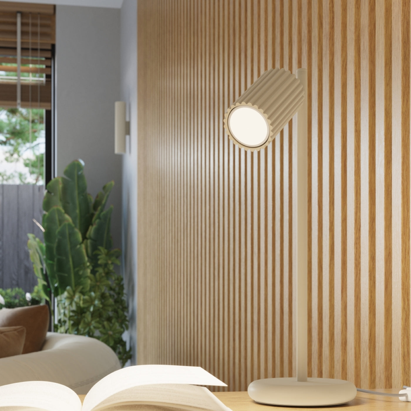 Wandleuchte KARBON 20 beige Sollux Lighting