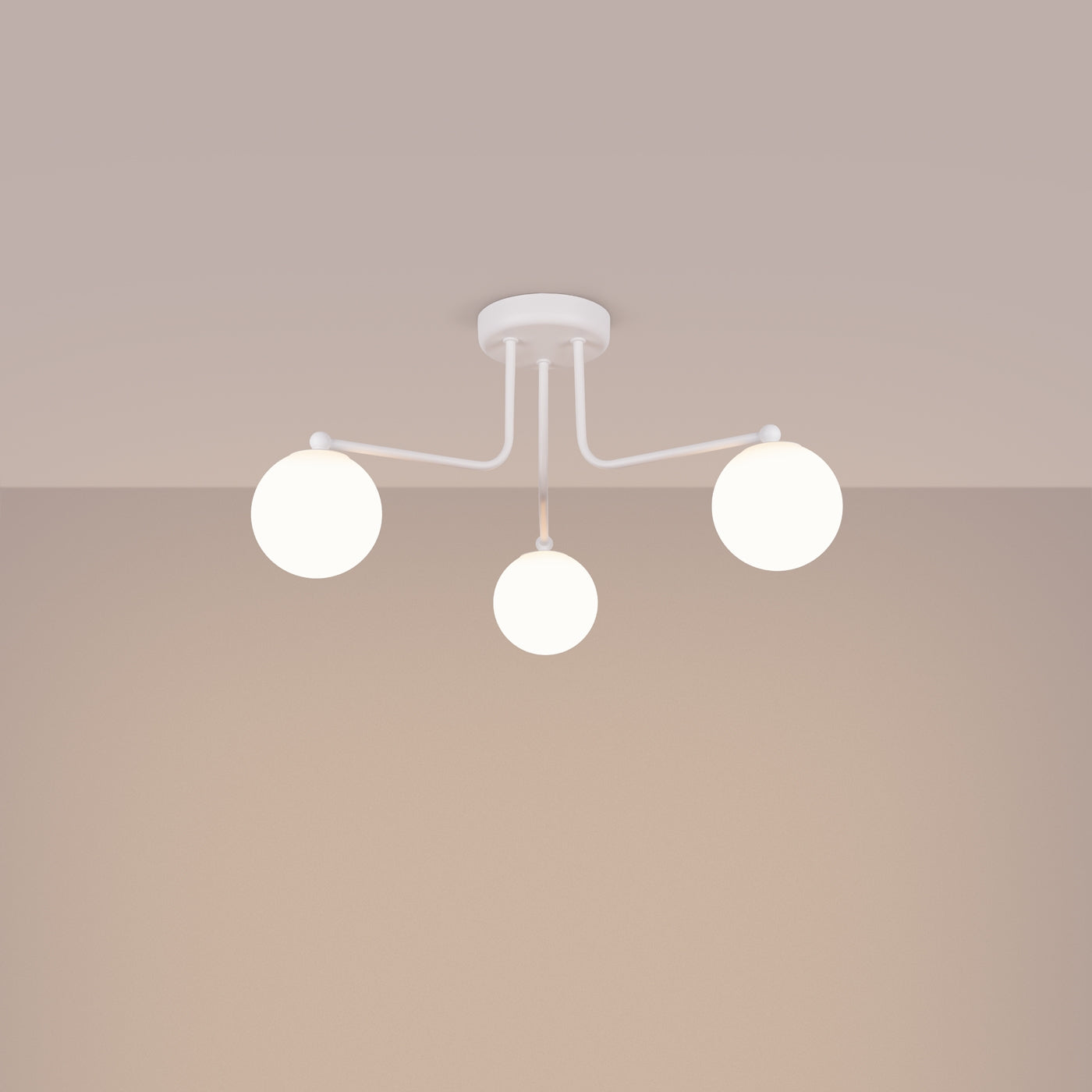 Pendelleuchte ASTRAL 3 weiß Sollux Lighting