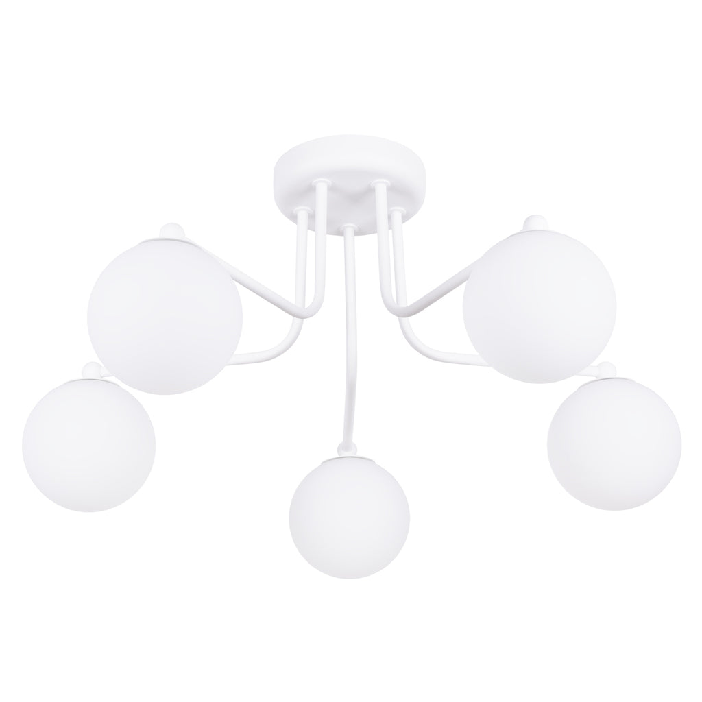 Pendelleuchte ASTRAL 5 weiß Sollux Lighting