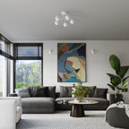 Pendelleuchte ASTRAL 5 weiß Sollux Lighting