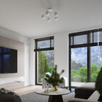 Pendelleuchte ASTRAL 5 weiß Sollux Lighting