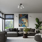 Wandleuchte ASTRAL 1 schwarz Sollux Lighting