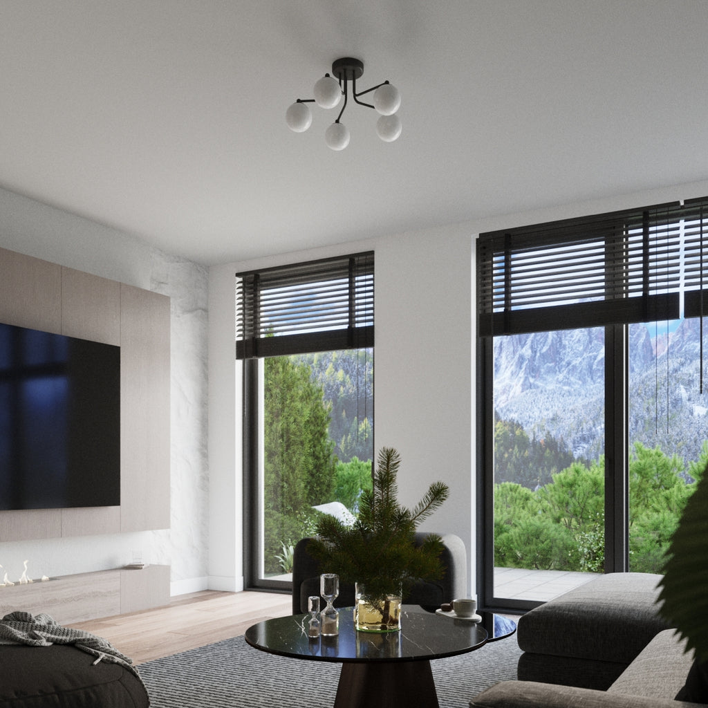 Wandleuchte ASTRAL 1 schwarz Sollux Lighting