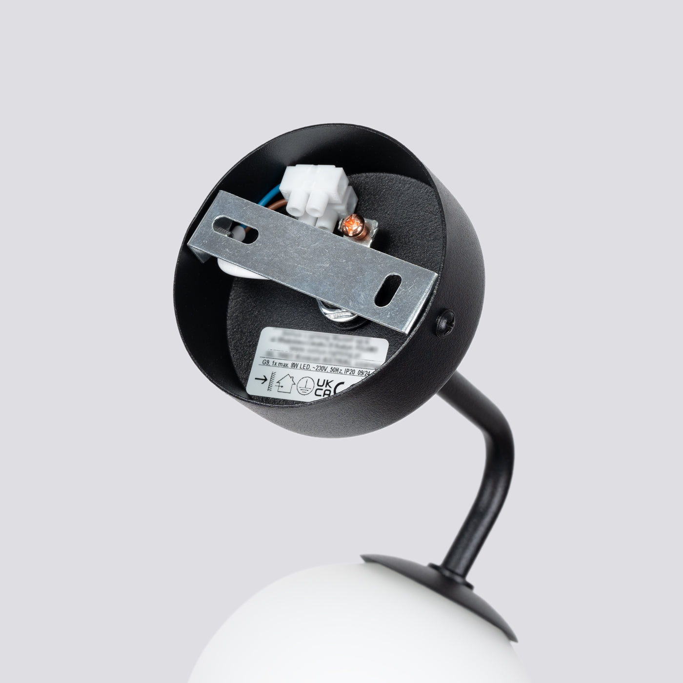 Wandleuchte ASTRAL 1 schwarz Sollux Lighting