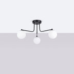 Pendelleuchte ASTRAL 3 schwarz Sollux Lighting