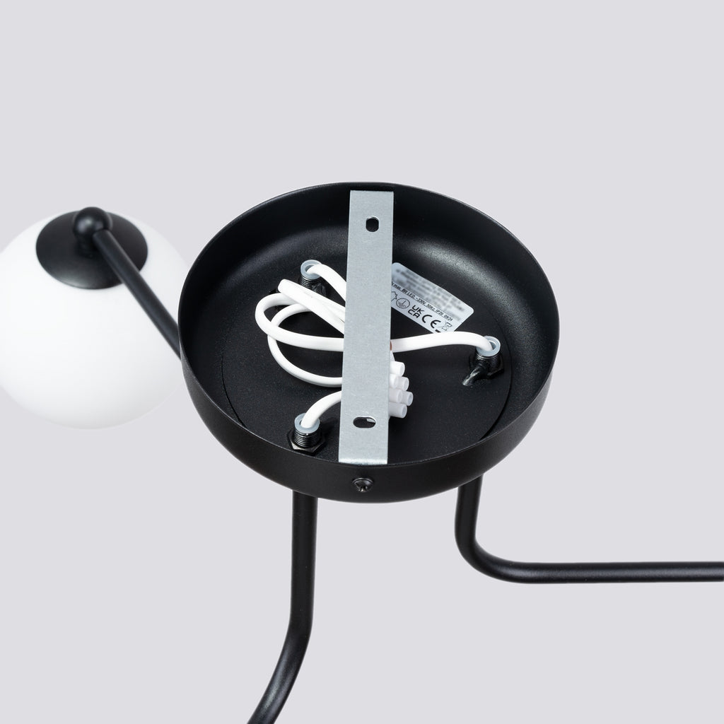 Pendelleuchte ASTRAL 3 schwarz Sollux Lighting