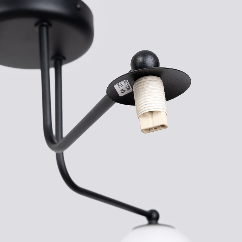 Pendelleuchte ASTRAL 3 schwarz Sollux Lighting