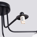 Pendelleuchte ASTRAL 5 schwarz Sollux Lighting
