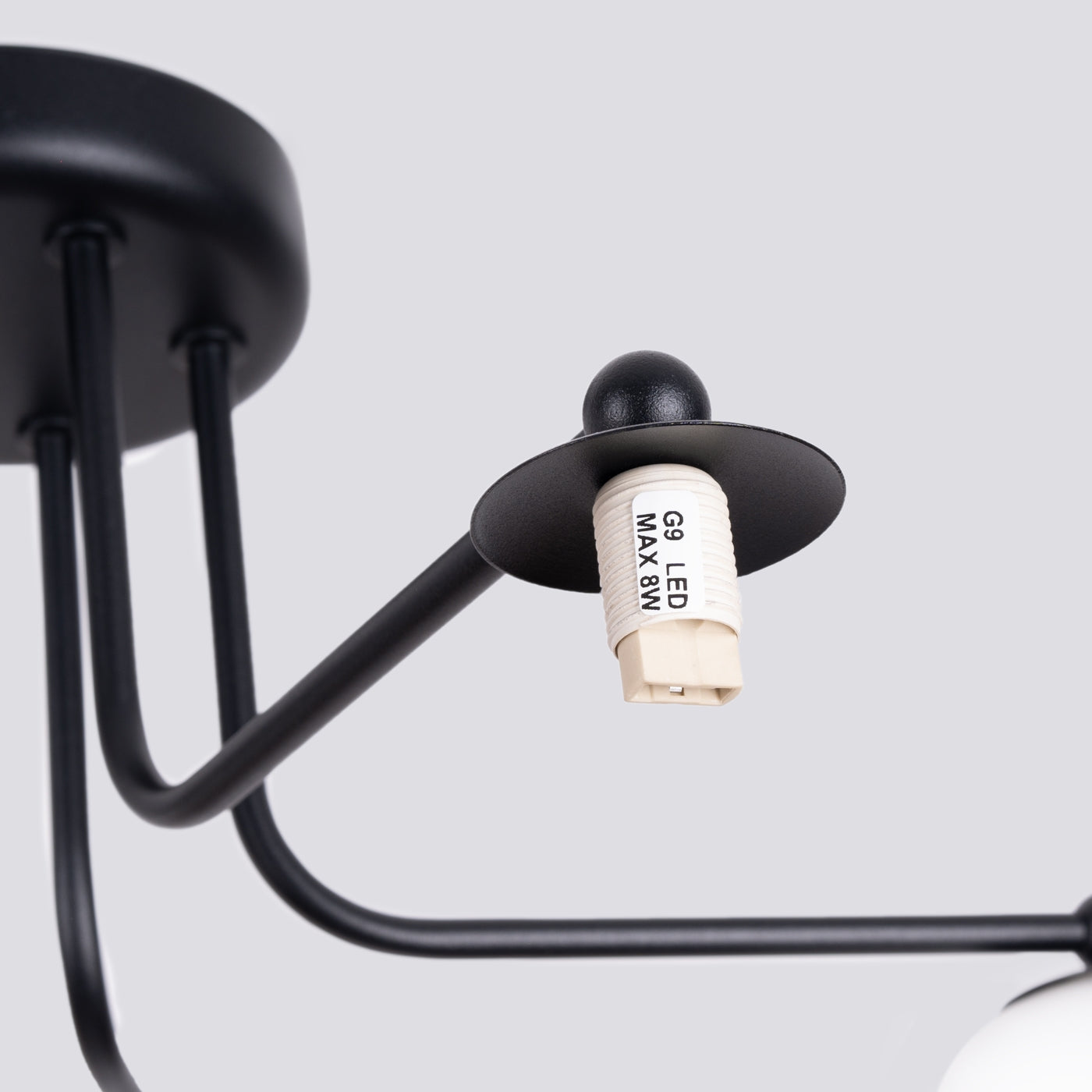 Pendelleuchte ASTRAL 5 schwarz Sollux Lighting