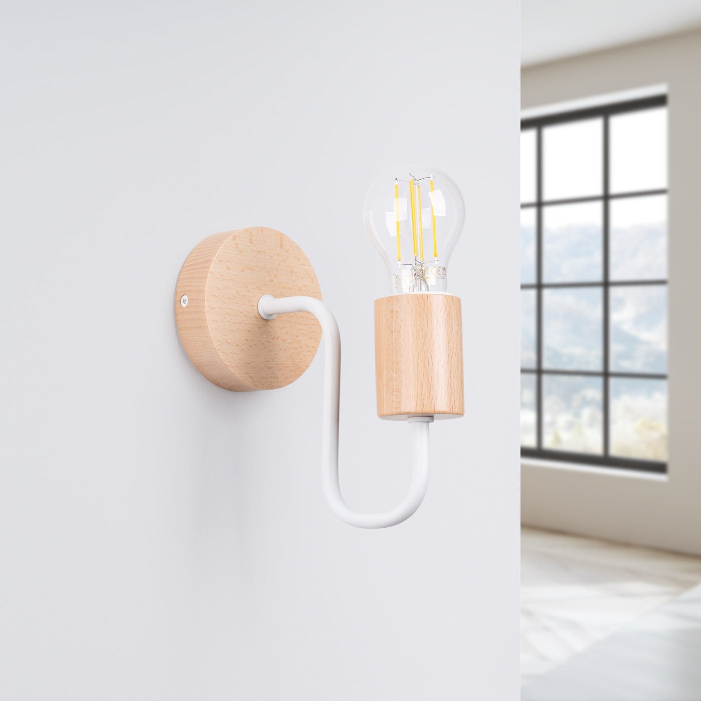 Wandleuchte TIMBO weiß Sollux Lighting