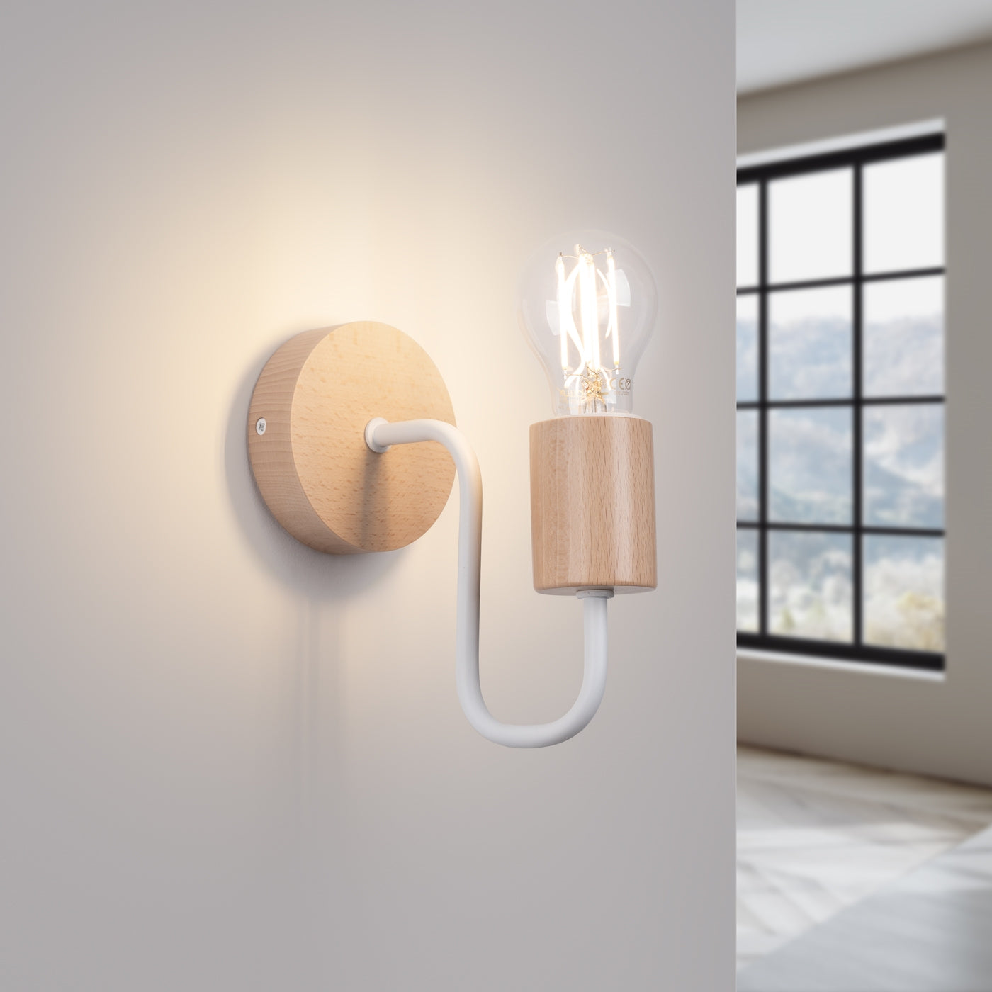 Wandleuchte TIMBO weiß Sollux Lighting