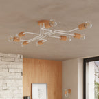 Pendelleuchte TIMBO 4 weiß Sollux Lighting