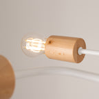 Pendelleuchte TIMBO 4 weiß Sollux Lighting
