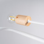Pendelleuchte TIMBO 4 weiß Sollux Lighting