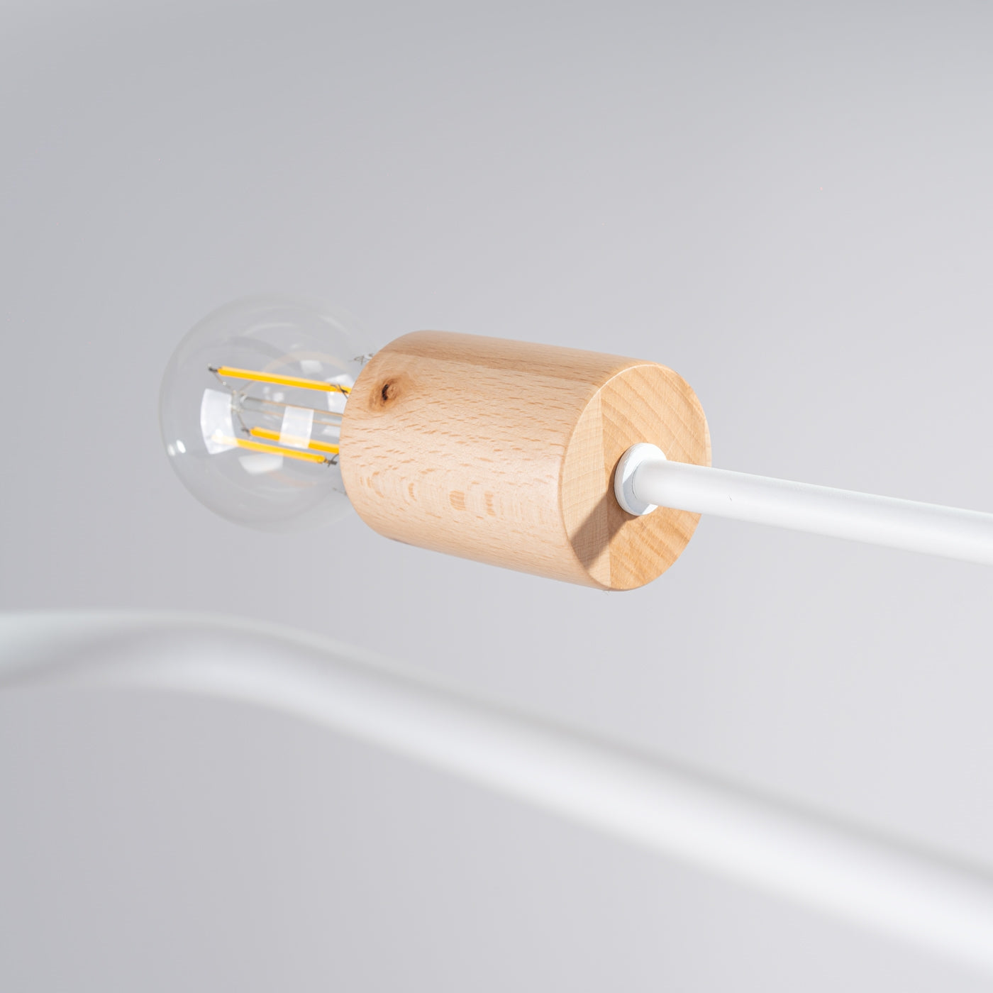 Pendelleuchte TIMBO 4 weiß Sollux Lighting