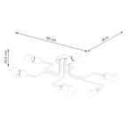 Pendelleuchte TIMBO 6 weiß Sollux Lighting