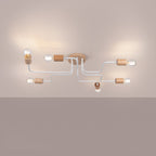 Pendelleuchte TIMBO 6 weiß Sollux Lighting